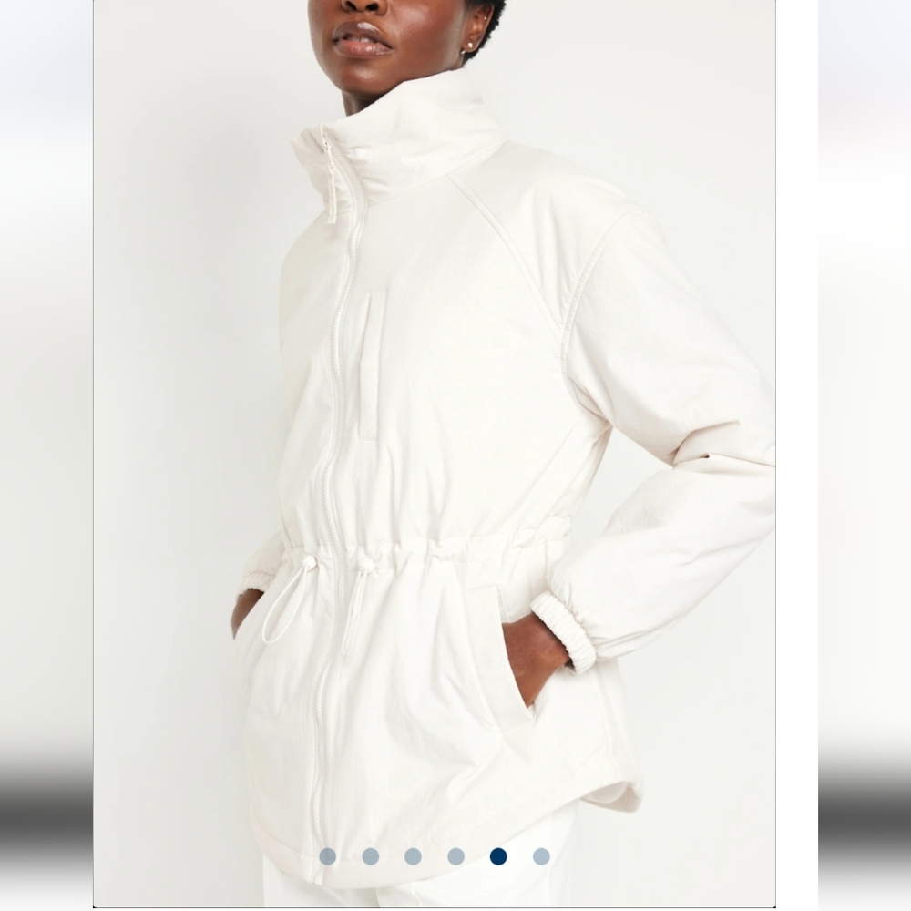 Old Navy Women's Cinched Waist Jacket - Picture 2 of 7